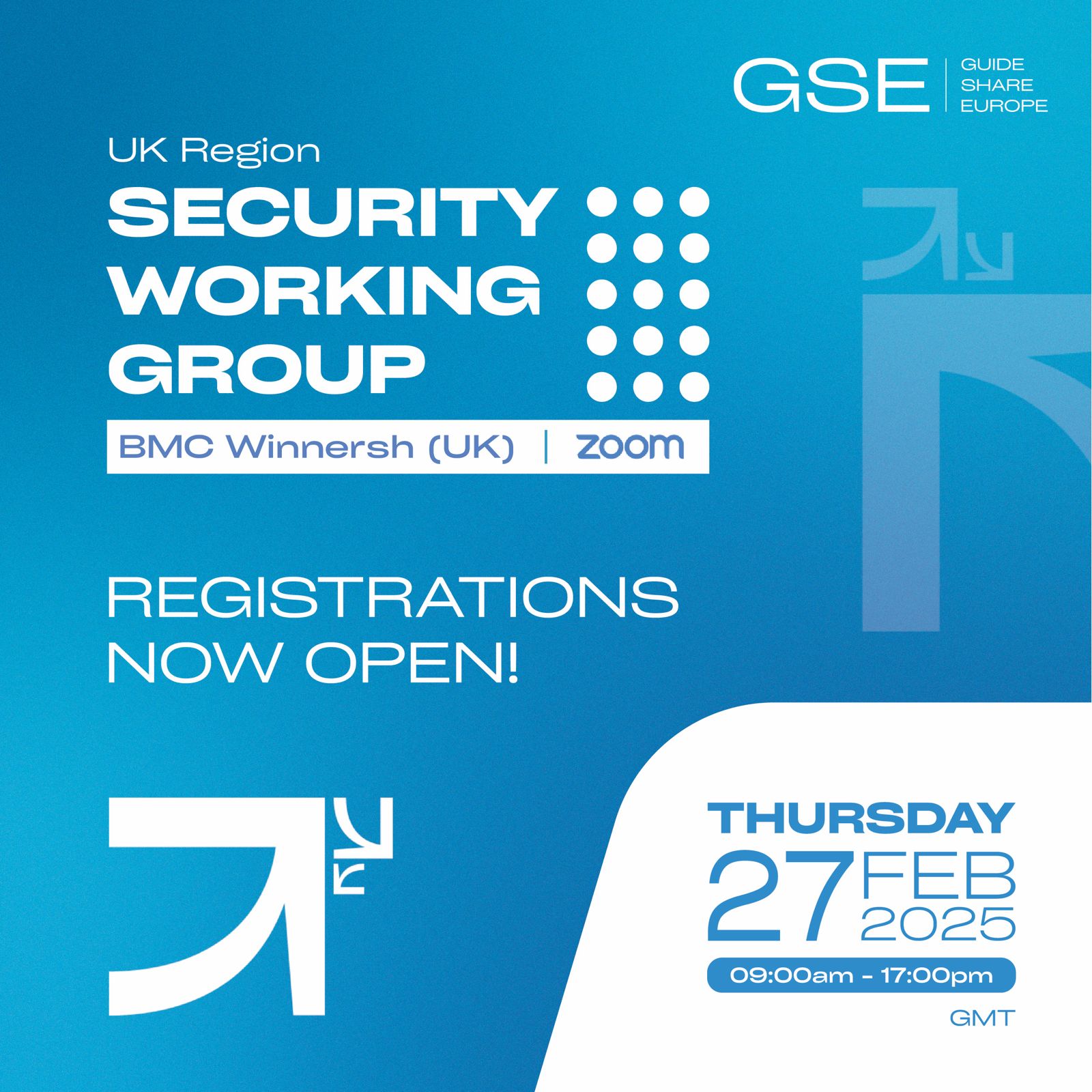 GSE UK Security Working Group – Next Meeting - Thursday 27th February 2025